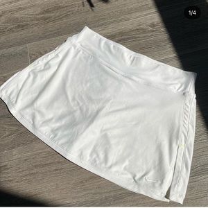 nike white tennis skirt